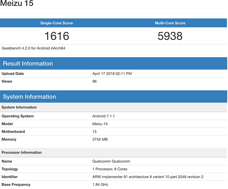 Meizu 15 Android Oreo Android Nougat Flyme 7