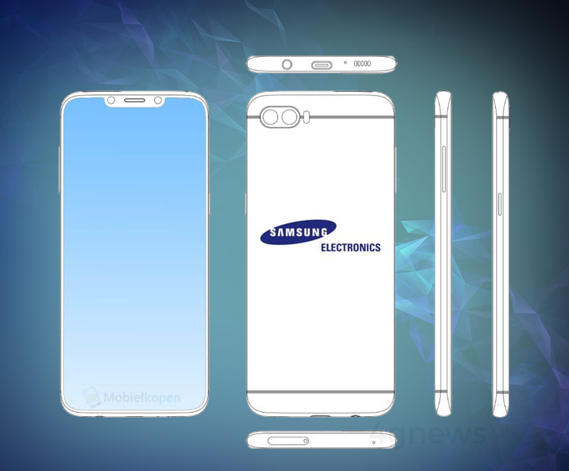 Samsung Galaxy Note 9 monocelha