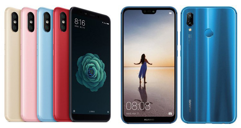 Xiaomi Mi 6X Huawei P20 Lite
