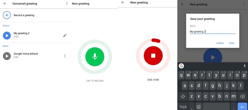 Google Voice Android iOS