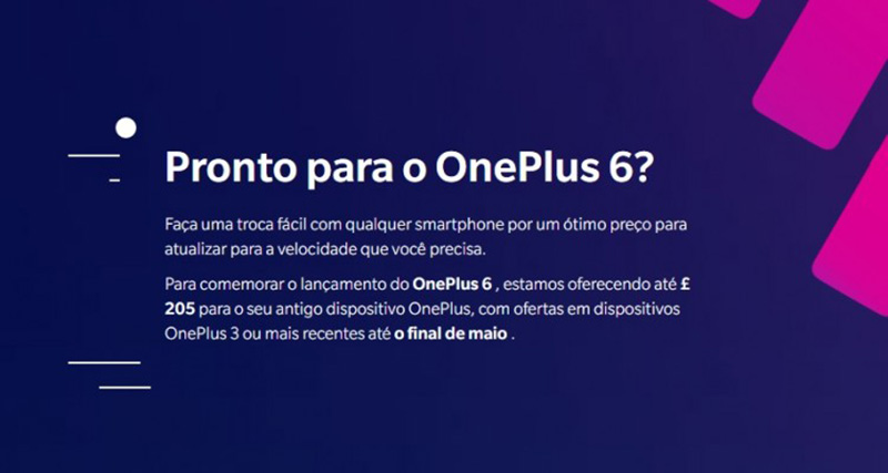 OnePlus 6 Android Oreo Google programa de trocas