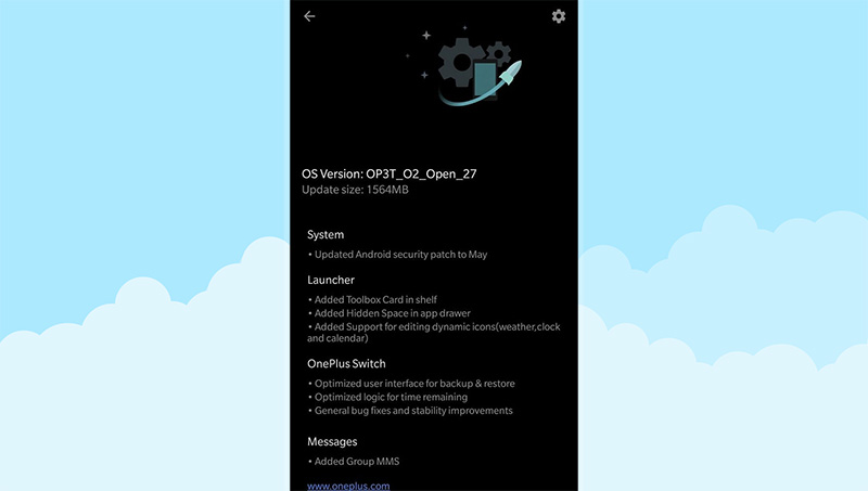 OnePlus 6 Android Oreo OxygenOS