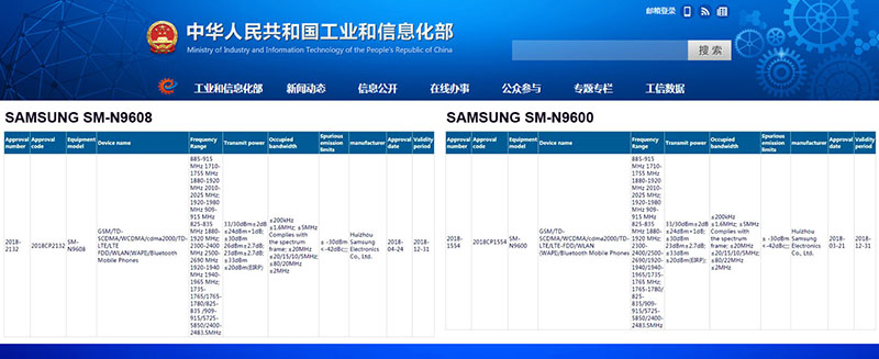 Samsung Galaxy Note 9 Android Oreo Google