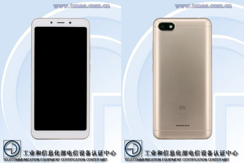 Xiaomi Redmi 6A TENAA Android