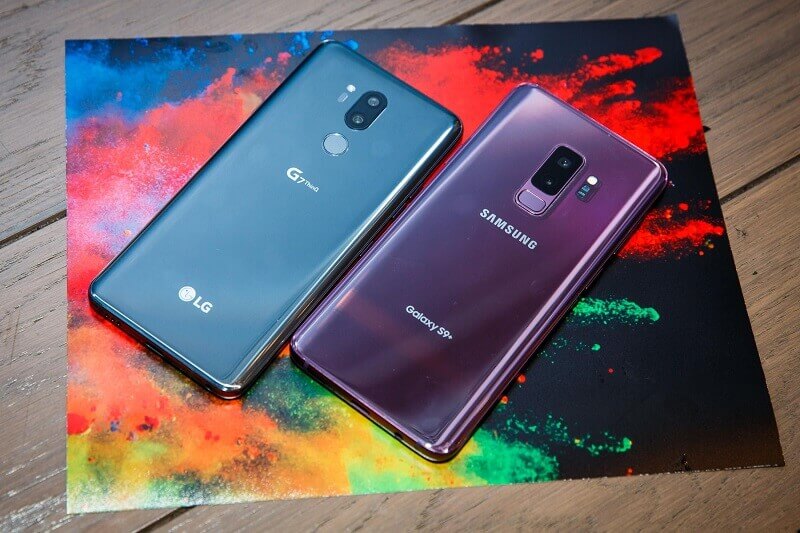 Samsung Galaxy S10 LG G8 notch