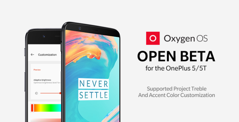 OnePlus 5 OnePlus 5T OxygenOS Open Beta