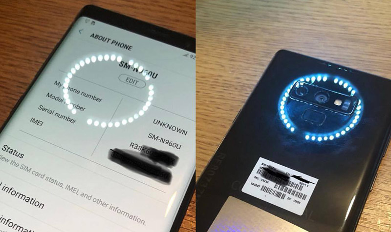 Samsung Galaxy Note 9 Android Oreo
