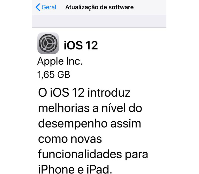 Apple iPhone iPad iOS 12