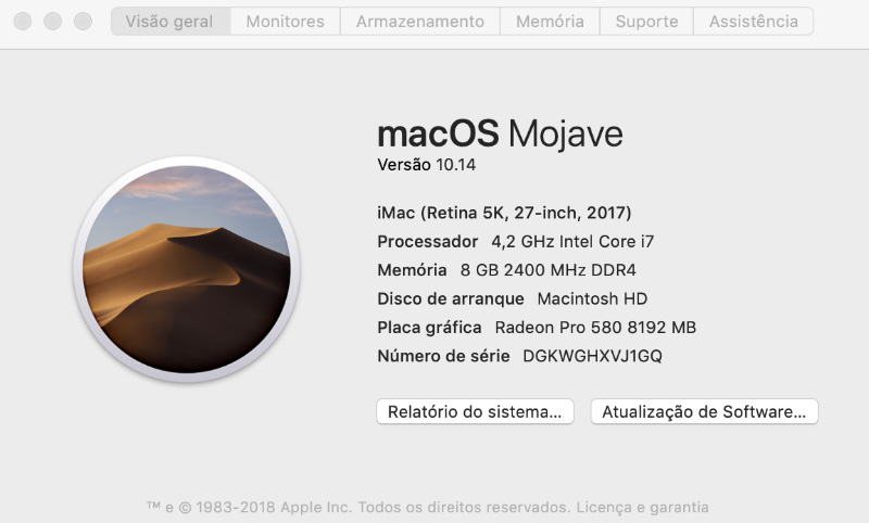 Apple macOS Mojave