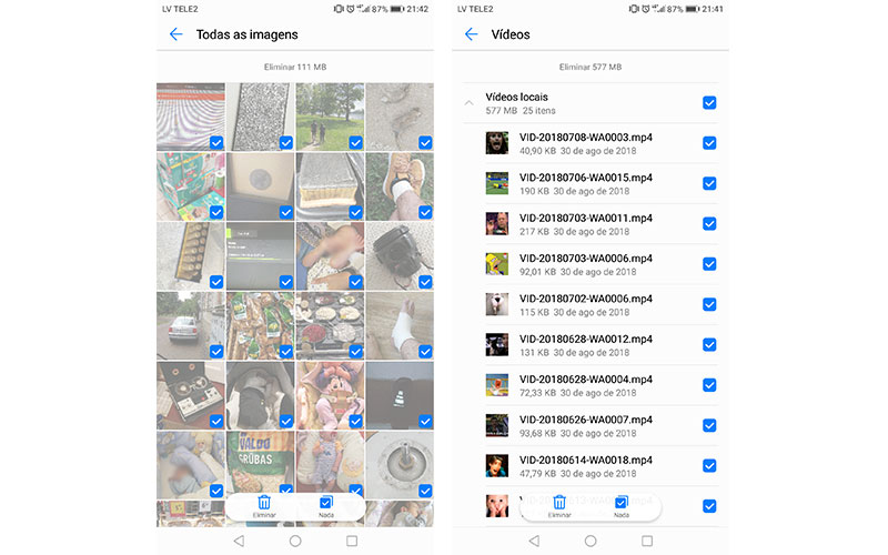 Dicas armazenamento smartphone Android 3 4gnews