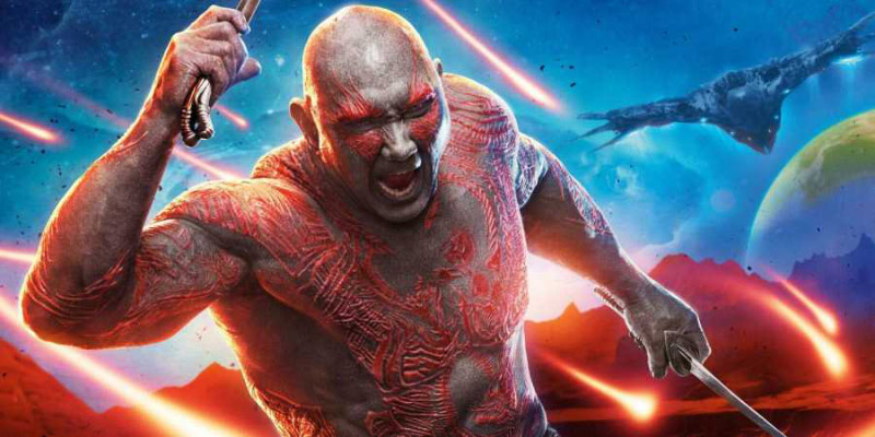 Drax Dave Bautista Guardiões da Galáxia Guardians of the Galaxy 3 filme
