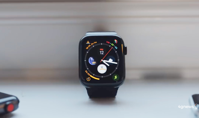 Apple Watch Series 4 Spotify aplicação