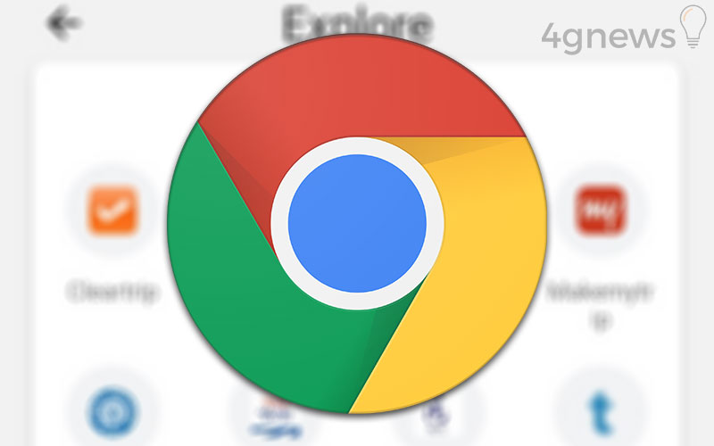 Google Chrome atualização Explore