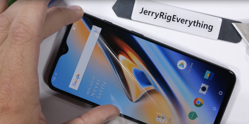 OnePlus 6T Android Pie Jerry Rig Everything smartphone Android