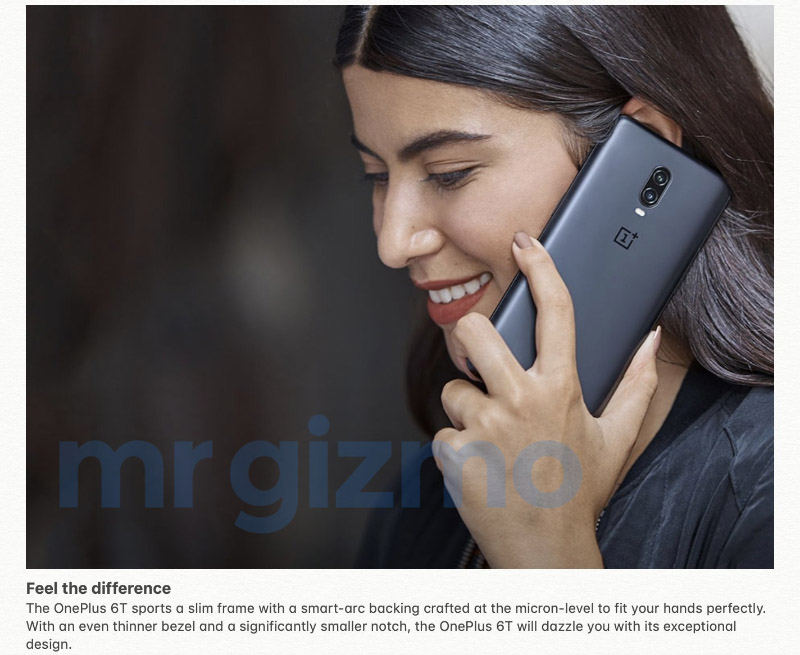 OnePlus 6T Android Pie OxygenOS 3 smartphone