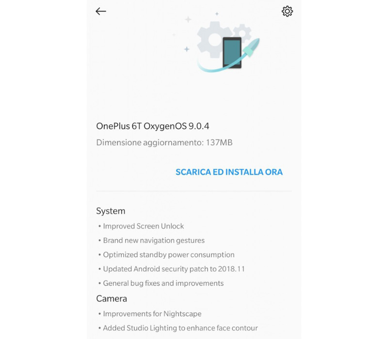 OnePlus 6T OxygenOS 9.0.4