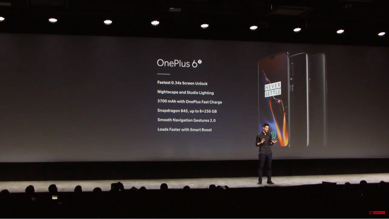 OnePlus 6T Android Pie smartphone Qualcomm