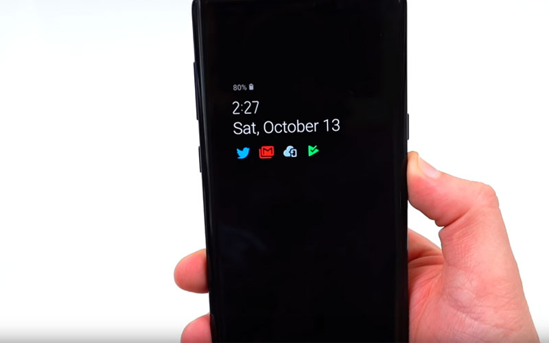 Samsung Android Pie Always-one Display