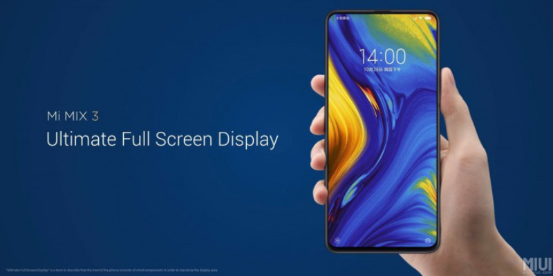 Xiaomi Mi MIX 3 Android Pie smartphone