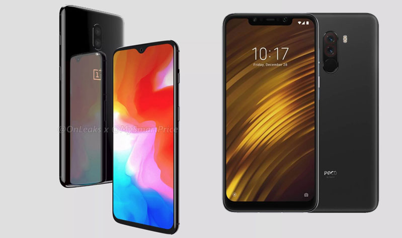 OnePlus 6T Xiaomi Pocophone F1