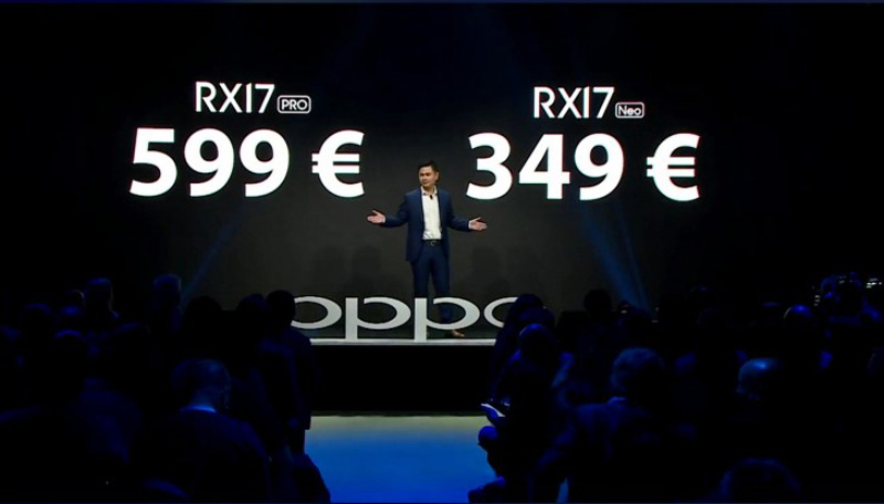OPPO RX17 Pro smartphone Android Europa 1