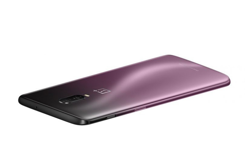 OxygenOS OnePlus 6T Thunder Purple oficial mercado Índia