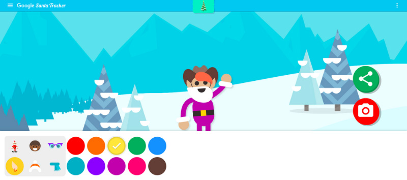 Google Santa Tracker App Android smartphone