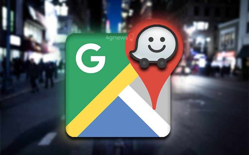 Google Maps Waze incidentes aplicação