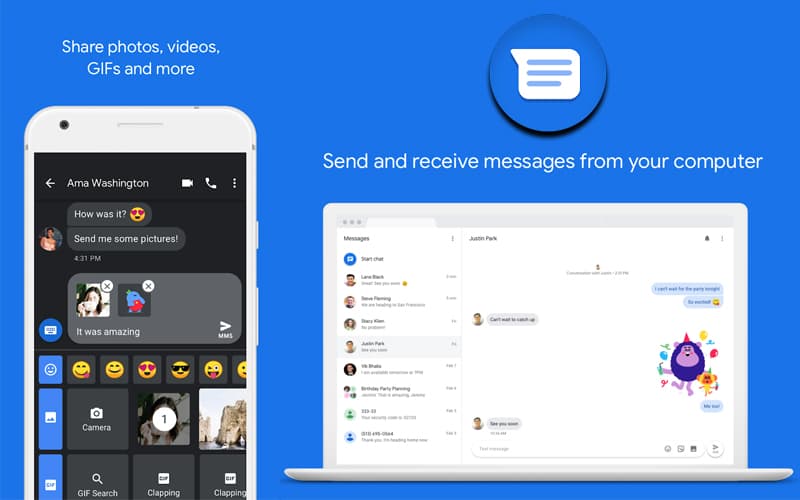 Mensagens Android Google