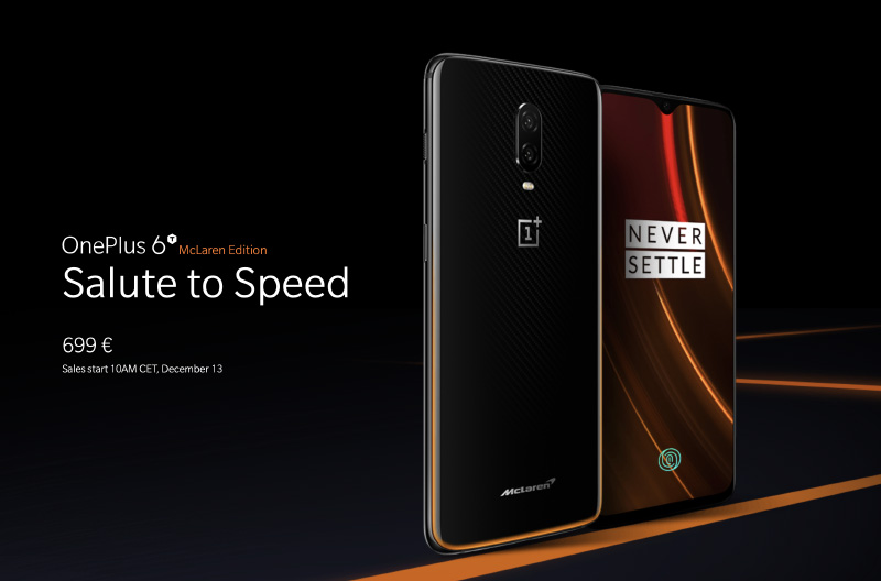 OnePlus 6T McLaren Edition smartphone Android oficial