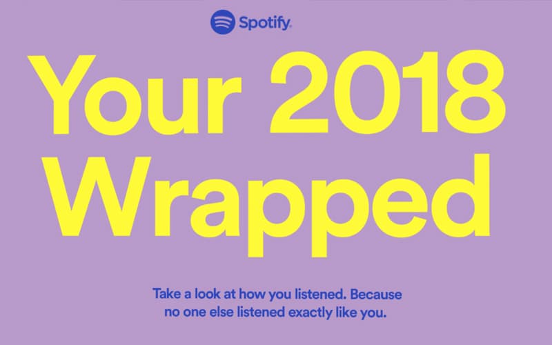 Spotify Wrapped 2018