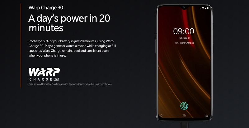 OnePlus Warp Charge