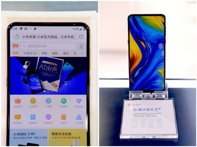 Xiaomi Mi MIX 3 Europa 5G Snapdragon 855