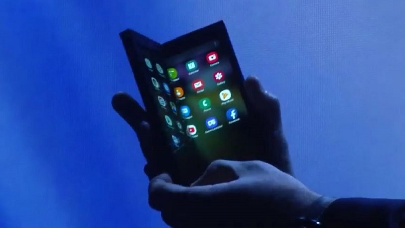 Samsung Galaxy F smartphone
