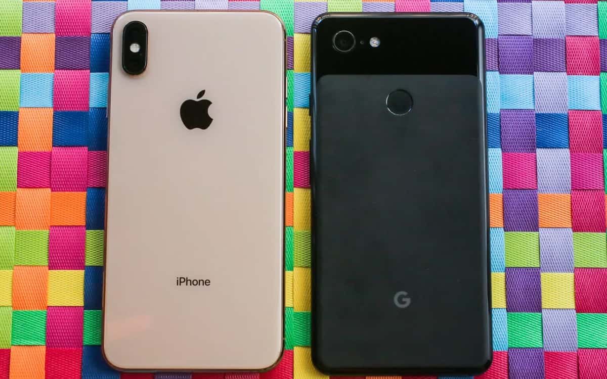 Google Pixel 3 Apple iPhone XS