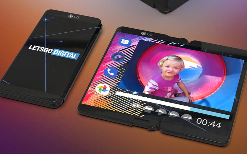 LG smartphone dobrável