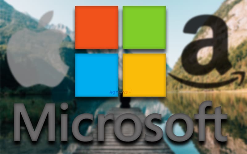 Microsoft Apple Amazon 2018