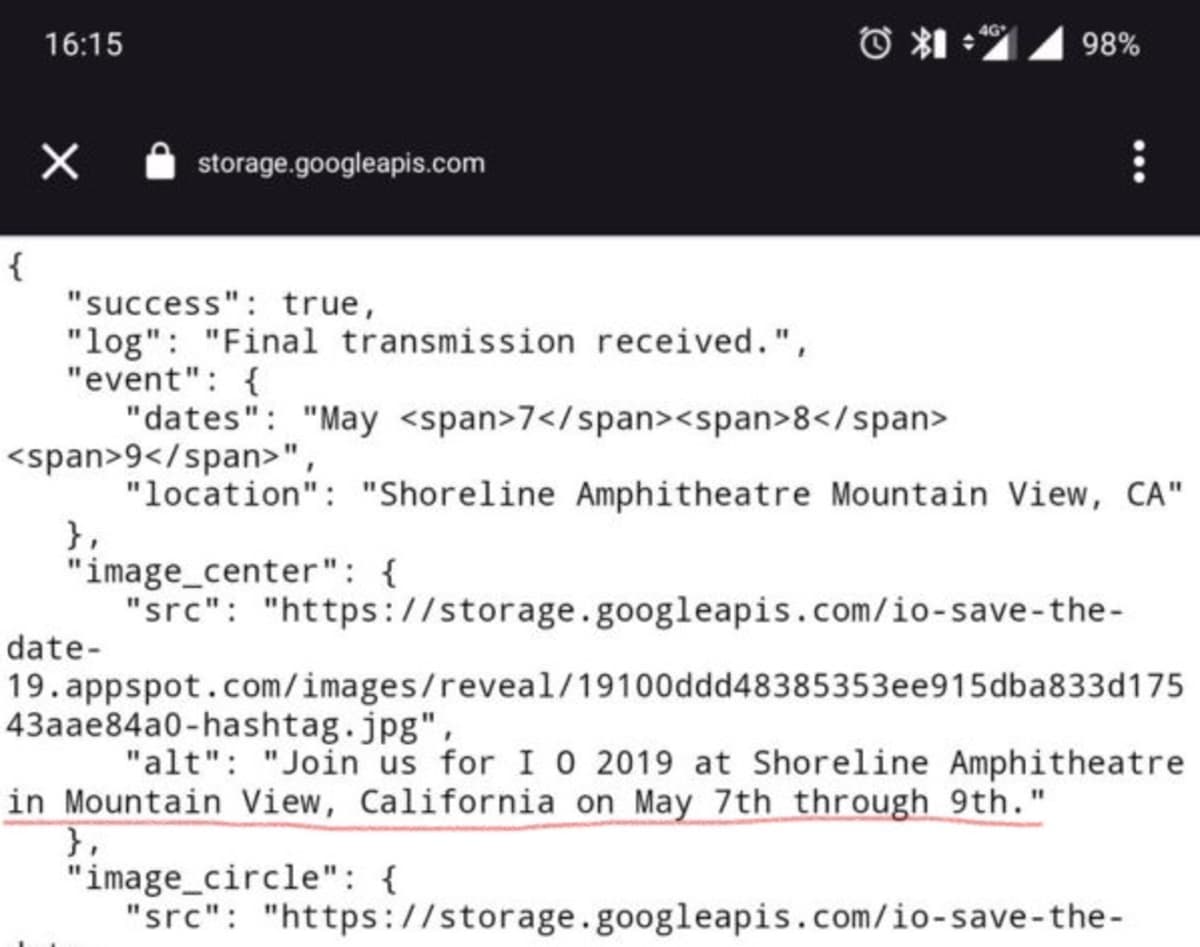 Programador "passa a perna" e revela data do Google I/O