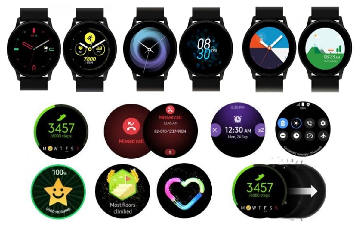 Samsung Galaxy Active Renders mostram o smartwatch com a One UI 4gnews